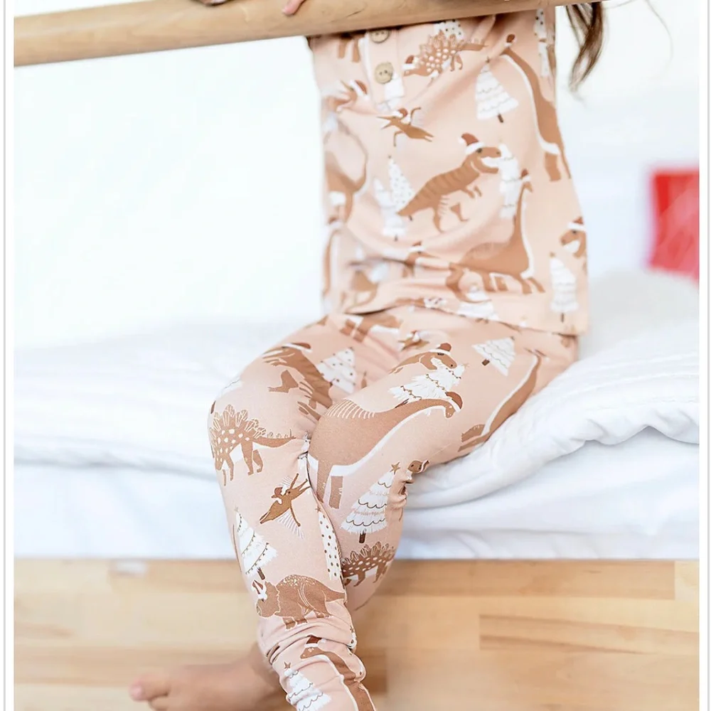 Khloe Jean Dinos in‎ Blush 2 Pc PJ Set 5T New With Tags